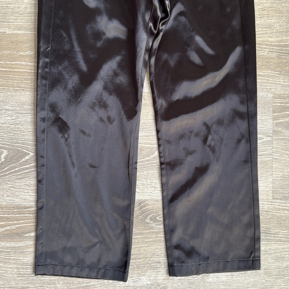 The Great. Convertible Satin Trousers Black XS - Picture 6 of 13